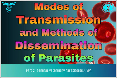 Modes of Transmission and Methods of Dissemination of Parasites.