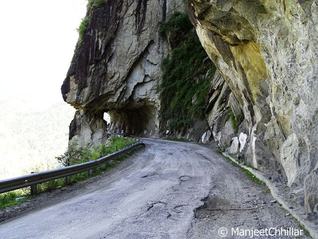 Scared View Of Road