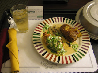 Room service at the Holiday Inn