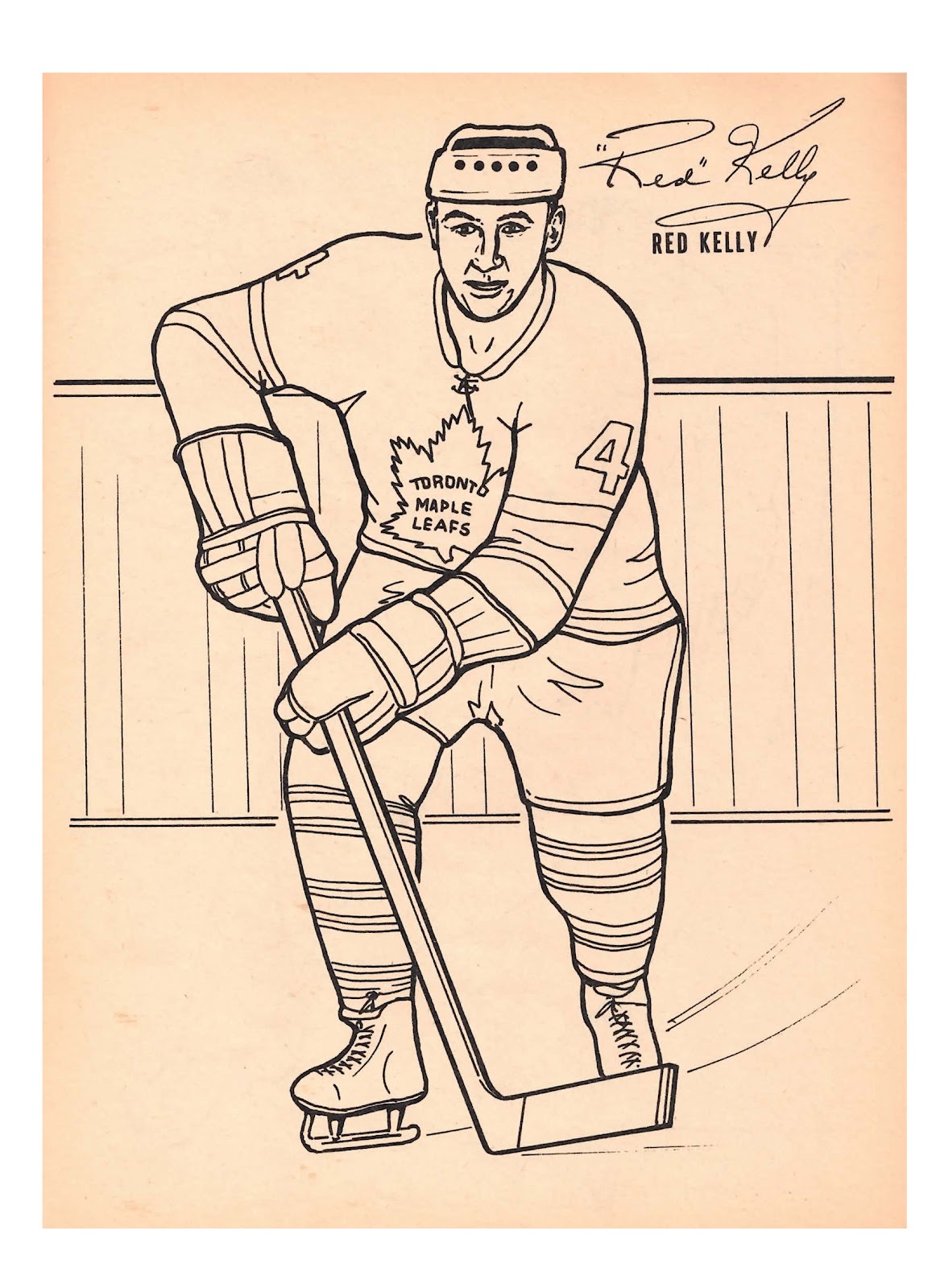 Toronto Maple Leafs Coloring Pages