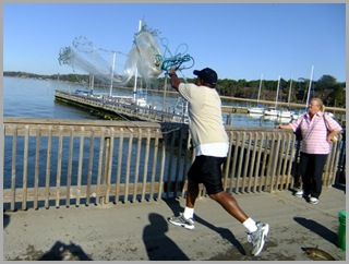Fisherman Casting Out His Net