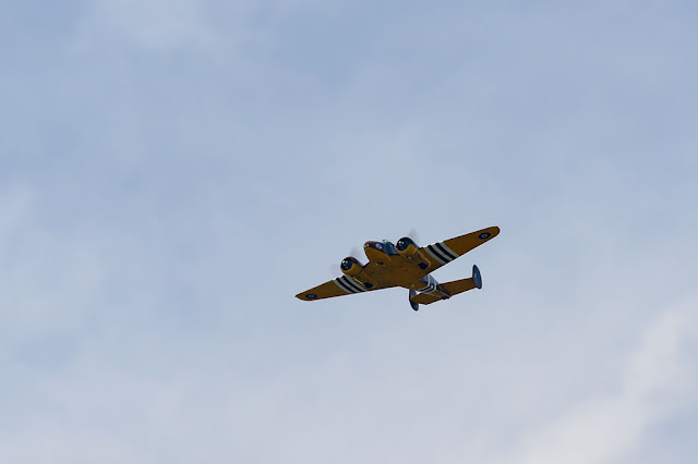 Beech AT-11 Kansan during the Arsenal of Democracy Flyover