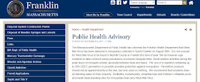Attention Franklin Residents: Public Health Advisory - West Nile Virus