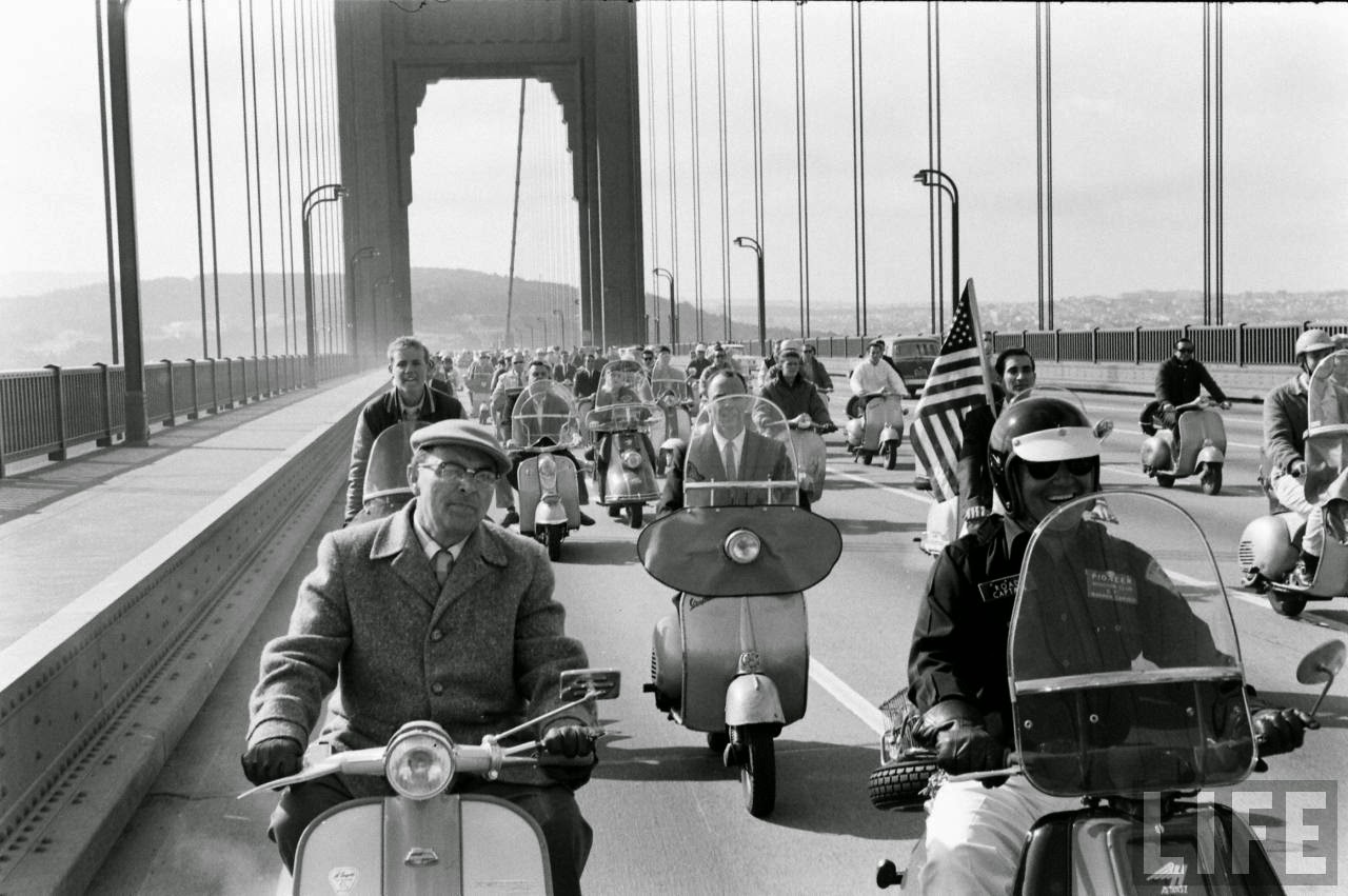 Motor Scooter Squabble in California in the 1960s 