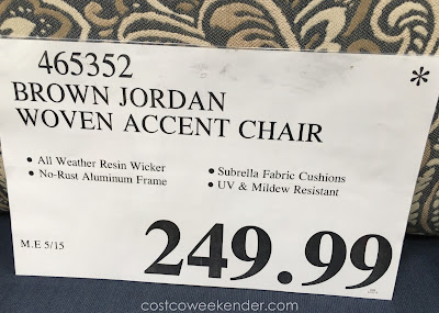 Deal for the Studio by Brown Jordan Woven Accent Chair