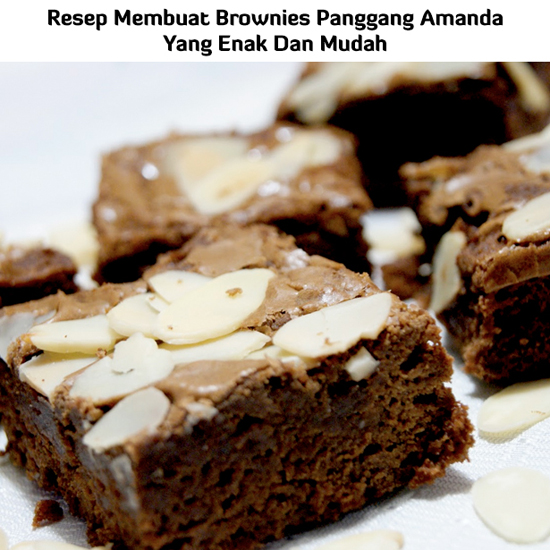 16+ Resep Brownies Pandan Panggang Amanda