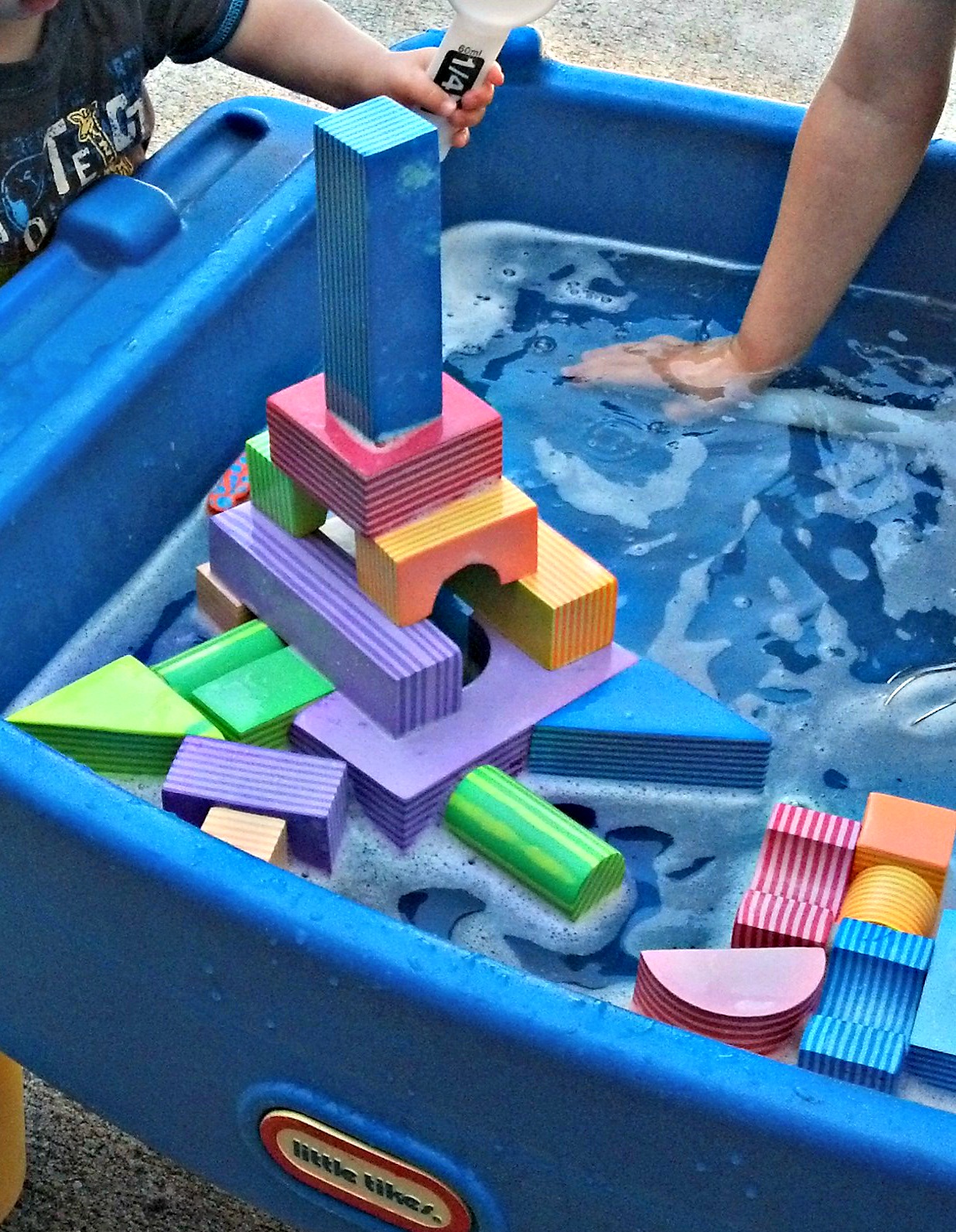 Little Moments: Four Foam Block Building Ideas