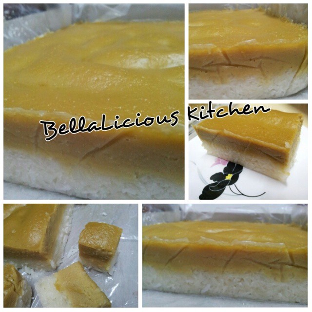 BellaLicious Kitchen: Kuih Talam Seri Muka Durian