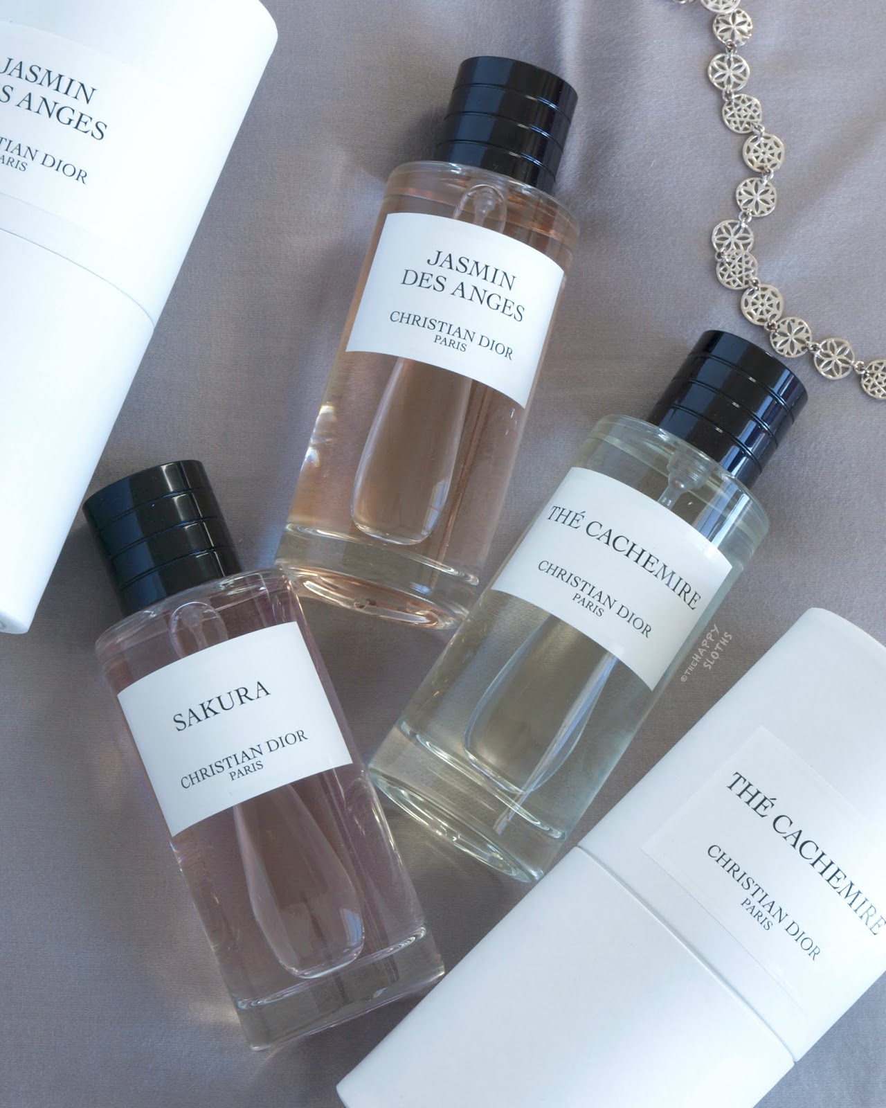 Dior | Maison Christian Dior Perfume Collection in "Jasmin Des Anges", "Sakura" & "Thé Cachemire": Review
