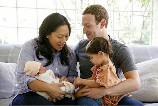 Facebook C.E.O , Mark Zuckerberg Welcomes New Born Baby With Wife, Priscilla 