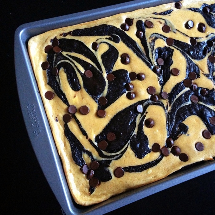 pumpkin cheesecake brownies