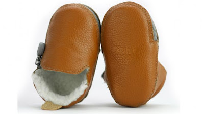 Buku Zip-Up Leather Baby Shoes, No More Hassle Because This Baby Shoes Has Full Zipper