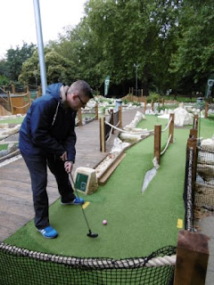 Putt In The Park Mini Golf course at Battersea Park in London