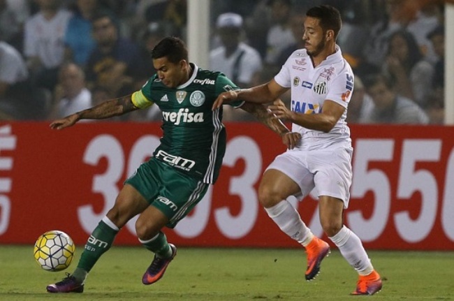 Santos vence o Palmeiras e chega ao terceiro lugar