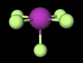 IF5 Ball and Stick Model