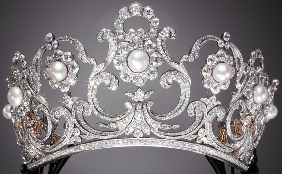 Queen Margherita Italy Savoy Musy Pearl Tiara