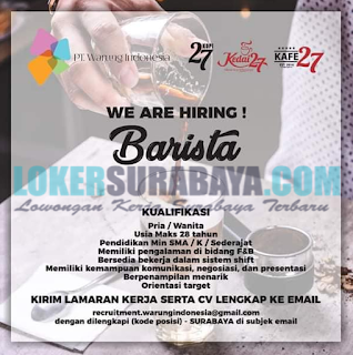 We Are Hiring at PT. Warung Indonesia Surabaya Terbaru Mei 2019