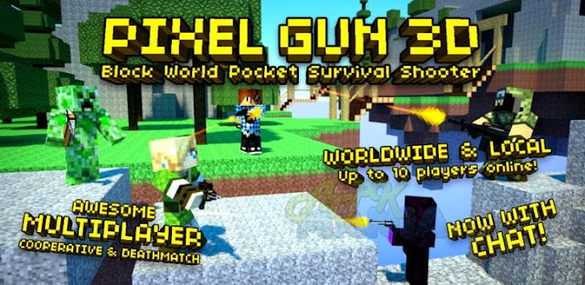 Download Pixel Gun 3D PRO Minecraft Ed. Apk + Data