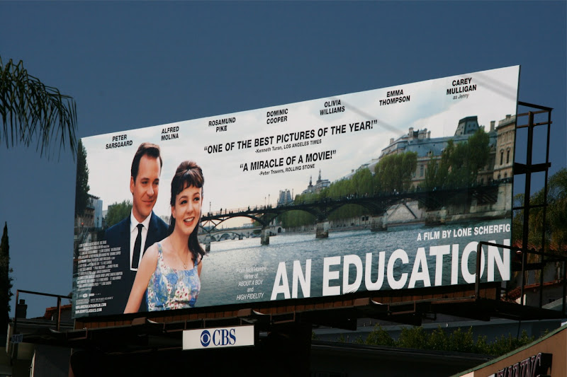 An Education movie billboard