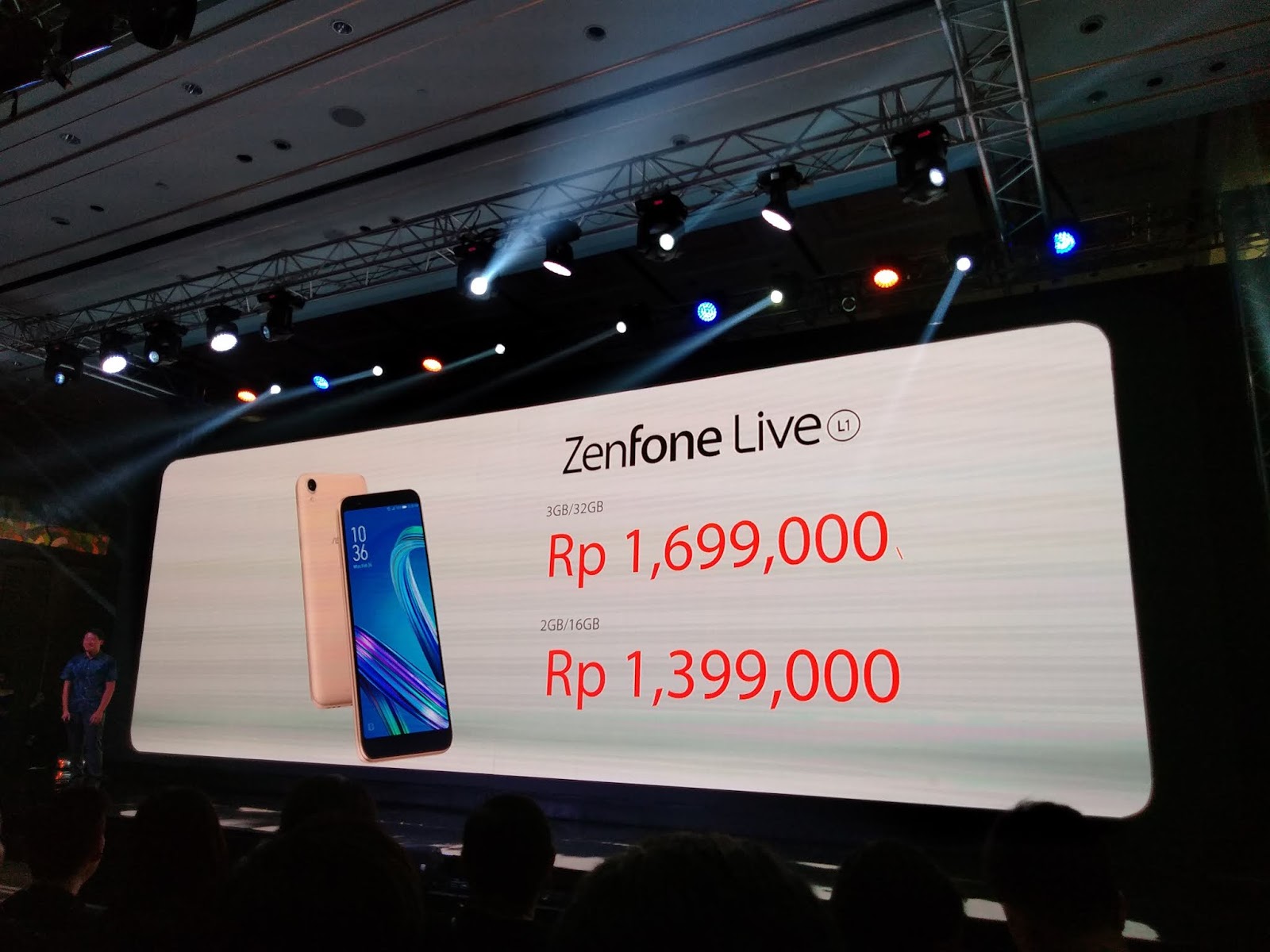 Harga dan Spesifikasi Lengkap Asus Zenfone Live L1 - Net Ilham