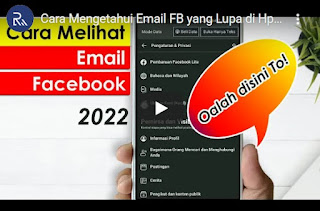 cara mengetahui email fb yang lupa