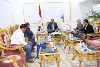 محافظ قنا يبحث مع وفد بنك التنمية الألماني دعم مشروعات المياه والصرف الصحي ضمن برنامج IWSP22