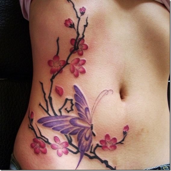 cherry_blossom_ventre_tatouage