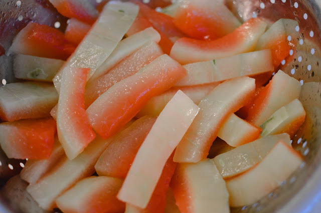 Watermelon Rind Pickle Recipe - @raisingwildfolk