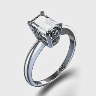 Eemerald Cut Diamond Engagement Rings