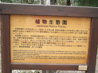 Native plants section - Kyoto Botanical Gardens, Japan