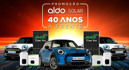 Promoção 40 anos à frente Aldo Solar