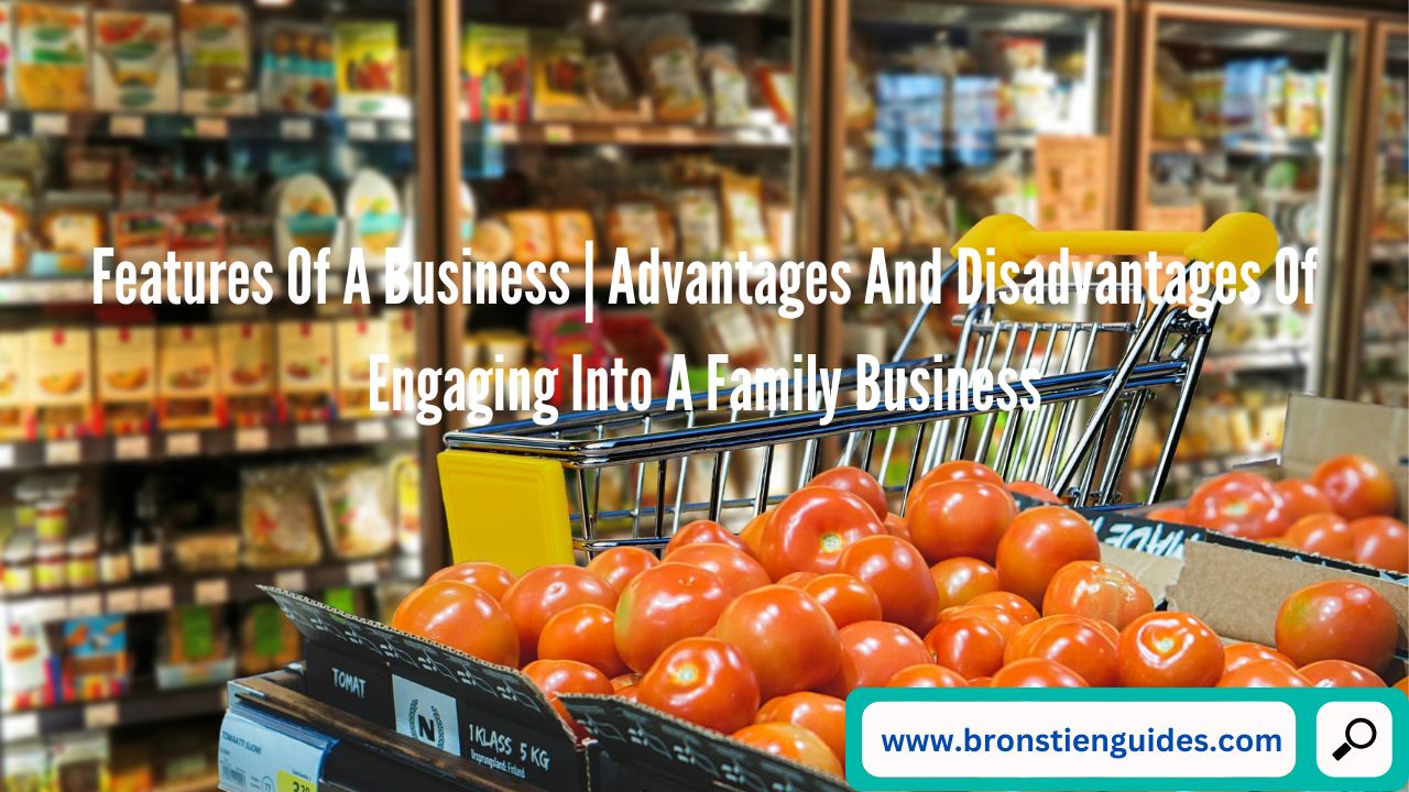 what are the features of a business / advantages and disadvantages of a family business?