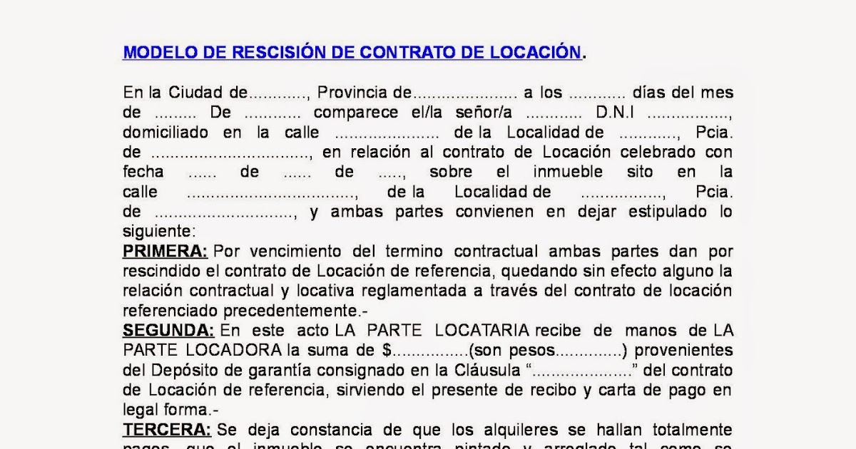 Modelos y escritos judiciales gratis de contratos de 