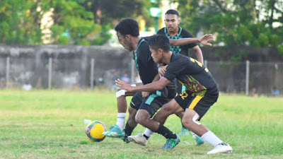 Lolos Final, Tim Kecamatan Kajang Optimis Juara di Turnamen Piala Bupati Cup 2022