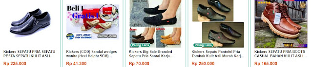 harga sepatu pria casual