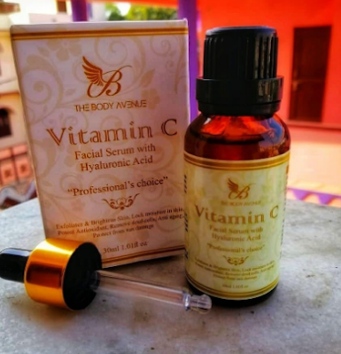 TheBody Avenue Vitamin C serum for face with Vitamin E and Hyaluronic acid