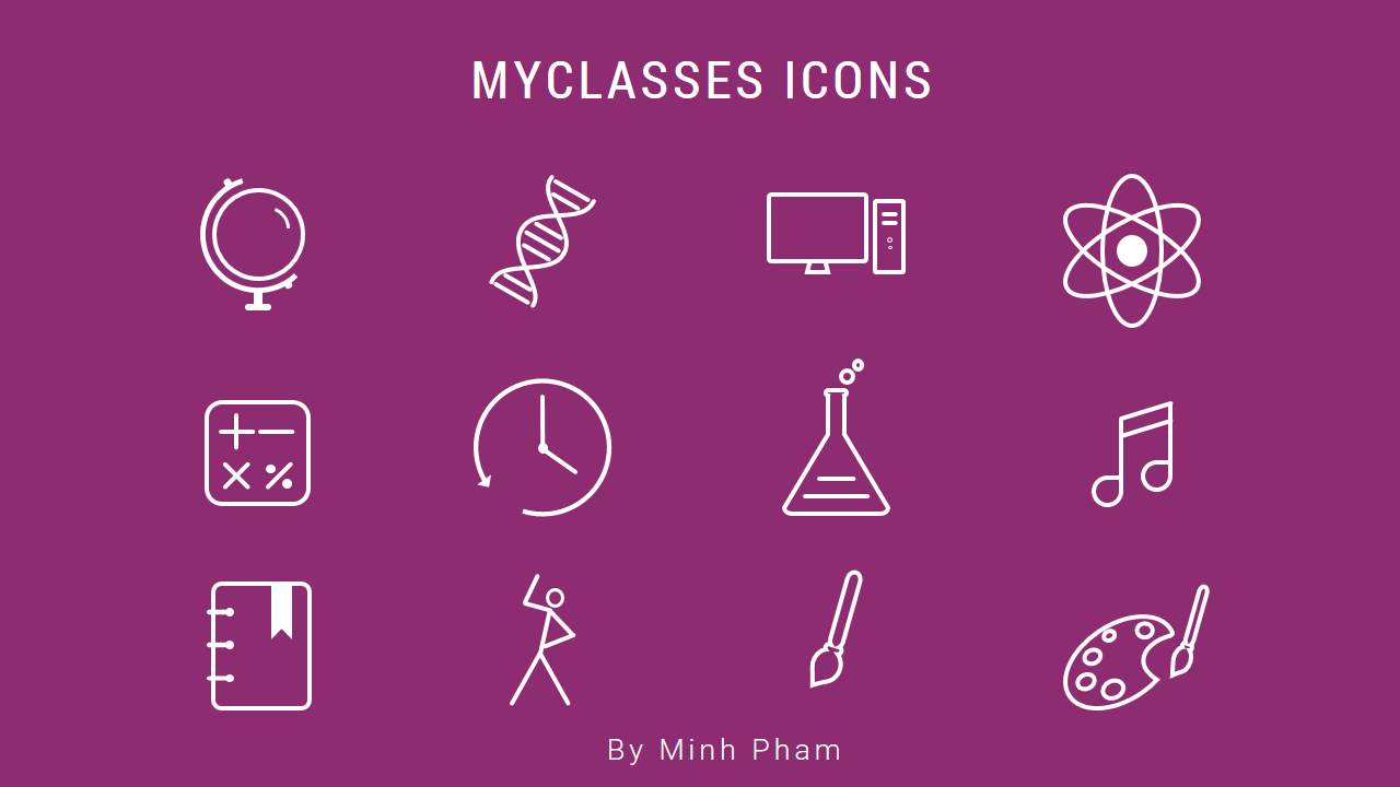 MyClasses powerpoint icons - Minh Pham Blog