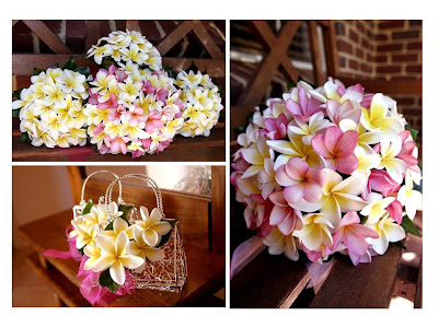 frangipani bouquet