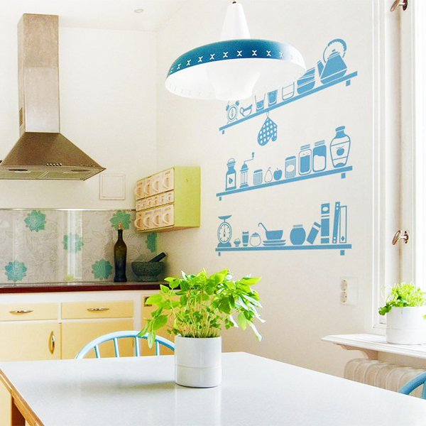 20 Desain Stiker Wallpaper  Dinding  Dapur Cantik 
