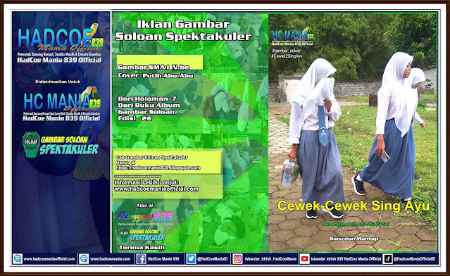 Iklan Gambar Soloan Spektakuler - Gambar SMA Soloan Spektakuler Cover Putih Abu-Abu (SPSA) 7-26