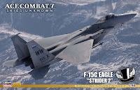 Hasegawa 1/48 F-15C EAGLE 'STRIDER 2' ACE COMBAT 7 SKIES UNKNOWN (SP566) Color Guide & Paint Conversion Chart