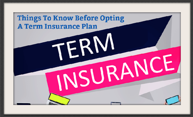 7 Things To Know Before Opting A Term Insurance Plan
