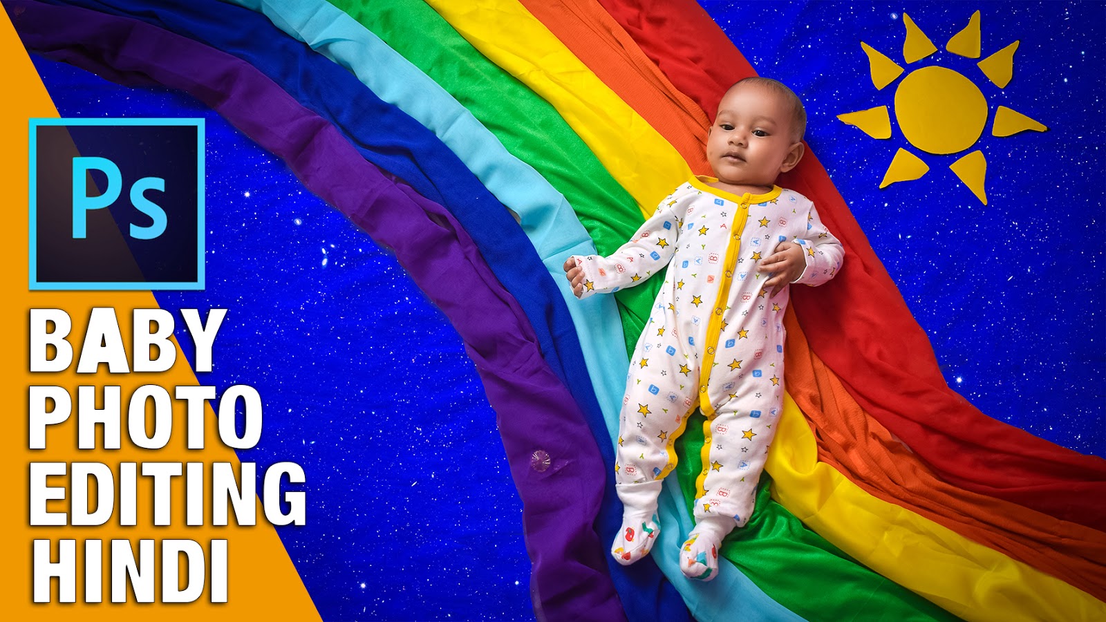 EDIT BABY Photo with Photoshop Change Photo Background Photoshop Tutor...