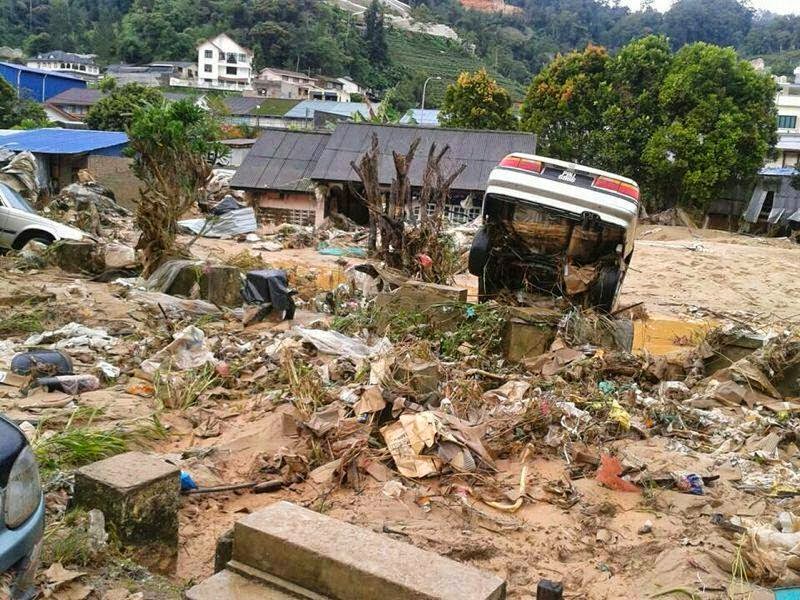 Gambar Sekitar Kejadian Banjir di Cameron Highlands ...