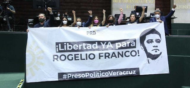 Demanda GPPRD juicio político contra Cuitláhuac García, gobernador de Veracruz, por violaciones a la constitución