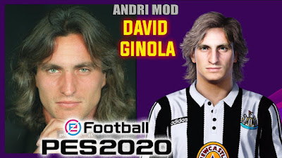 PES 2020 Faces David Ginola by Andri Mod