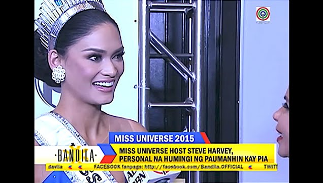 Pia Alonzo Wurtzbach interview after winning the Ms. Universe Beauty Title 