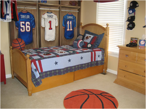 Young Boys Sports Bedroom Themes | Design Inspiration of Interior,room ...