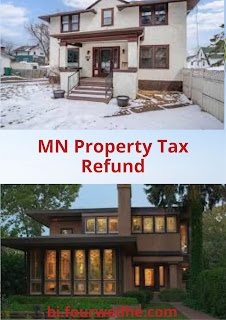 What is the amount of the Minnesota property tax refund?