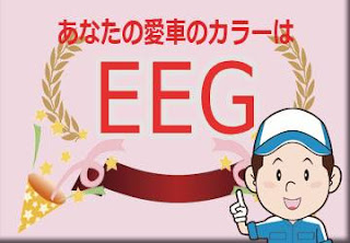 シトロエン ＥＥＧ ブルーマグネティック　ボディーカラー　色番号　カラーコード